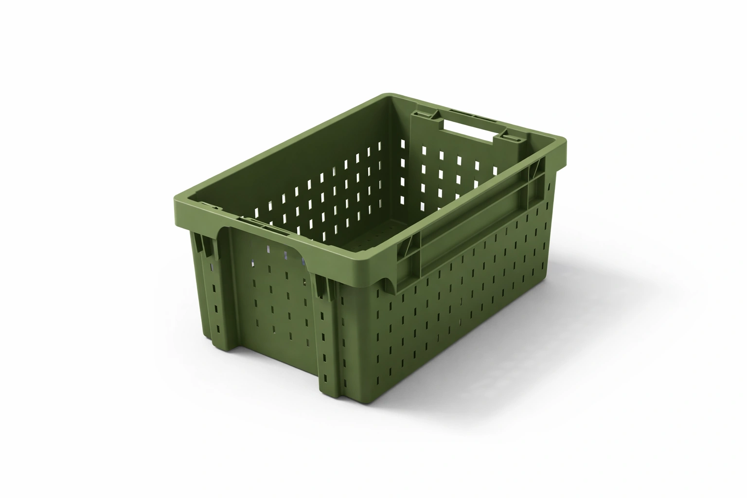Plastic Crate Ventilated 630x380x297mm