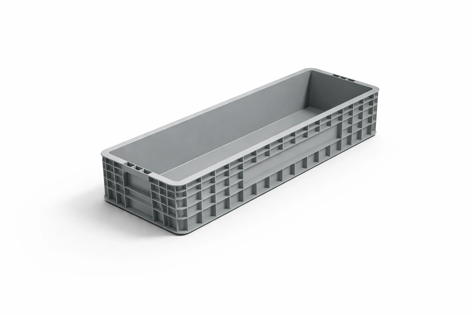 Plastic Fish Crate Jumbo 1286x462x314mm