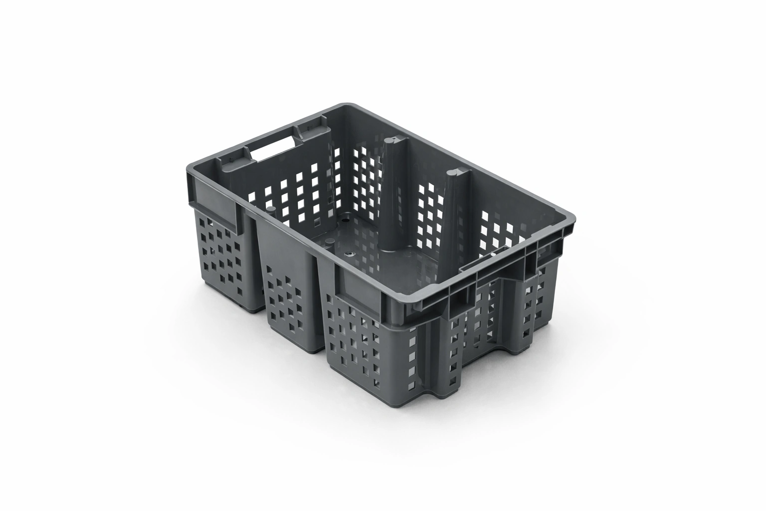 Plastic Nesting Crate 585x385x210mm